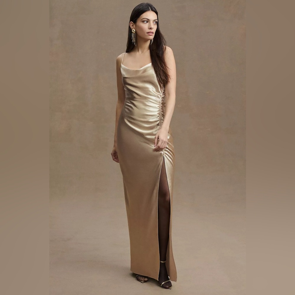 Sachin + Babi Rose Gold Slip Dress